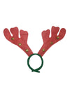 Christmas Red Reindeer Animal Antlers Head Band Kids Fancy Dress Costume Accessory