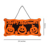 Happy Halloween Party Plate Banner Wall Hanging Decoration Accessory for Halloween