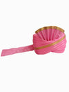 Pink Barati Pagdi Adults Fancy Dress Accessory