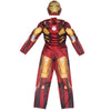 Iron Man Marvel Avengers Superhero Muscles Look Kids Fancy Dress Costume - Imported