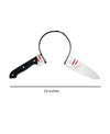 Bloody Sharp Point Knife Headband Fancy Dress Accessory - Halloween