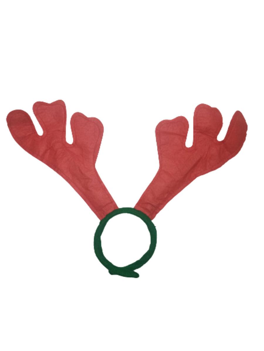 Christmas Red Reindeer Animal Antlers Head Band Kids Fancy Dress Costume Accessory