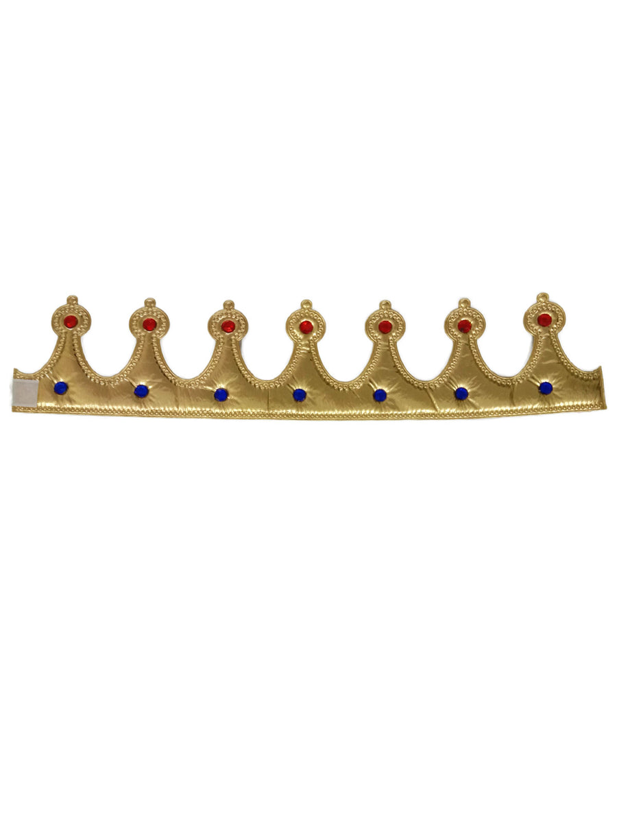 Royal Medieval King Crown Fancy Dress Costume Accessories | Halloween Theme