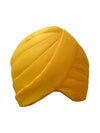 Yellow Punjabi Pagdi Sardar Ji Indian Traditional Turban Costume Accessory for Boys and Men 8-14 Years