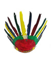 Tribal Multicolor Feather Headdress Crown Fancy Dress Costume